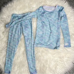 Cuddl Duds Comfortech Stretch Poly Shirt and Pant Set